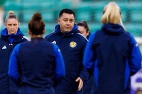 Scotland Women head coach Pedro Martinez Losa. Cr: SNS Group.