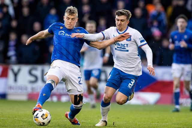 Rangers harried St Johnstone all afternoon.