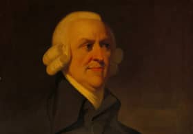 A portrait of Adam Smith