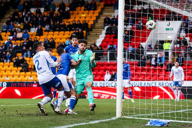 Jason Holt scores an own goal to give Rangers a 1-0 win.