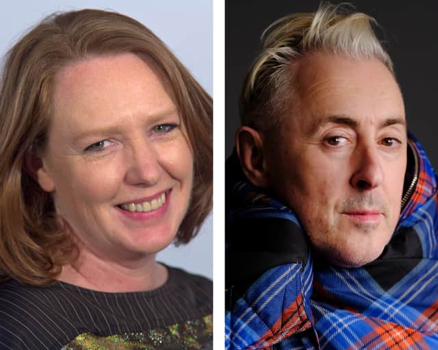 Paula Hawkins and Alan Cumming