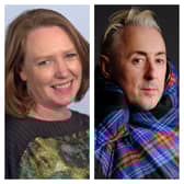 Paula Hawkins and Alan Cumming
