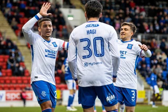 Ianis Hagi made his first Rangers start in the league since May 2023.