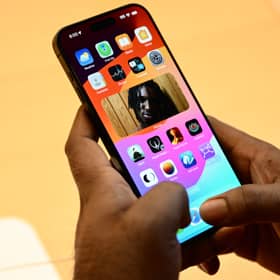 An iPhone 15