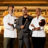 Marcus Wareing, Gregg Wallace and Monica Galetti present MasterChef: The Professionals