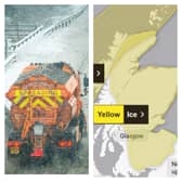 The Met Office has issued a series of yellow weather warnings for ice. Picture: NationalWorld