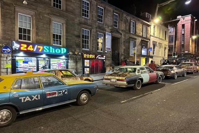 The Running Man remake filmed all over Glasgow City Centre.