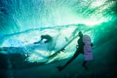Phoebe Strachan (surfing) and Nienke Duinmeijer in a Protect Our Ocean campaign image for Patagonia  