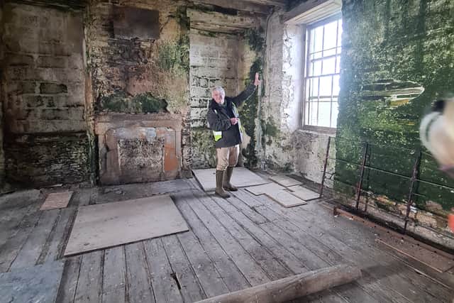 Inside the Hall of Clestrain, the birthplace of Dr John Rae. Around £2.2m is due to be spent on restoring the Georgian house at Orphir on the Orkney mainland.
