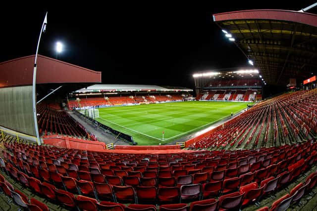 Aberdeen host Celtic in a top of the table Scottish Premiership clash at Pittodrie on Wednesday. (Photo by Alan Harvey / SNS Group)
