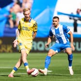 Oli McBurnie is off the mark for Las Palmas after scoring a double in the Copa Del Ray. (Photo by Juan Manuel Serrano Arce/Getty Images)