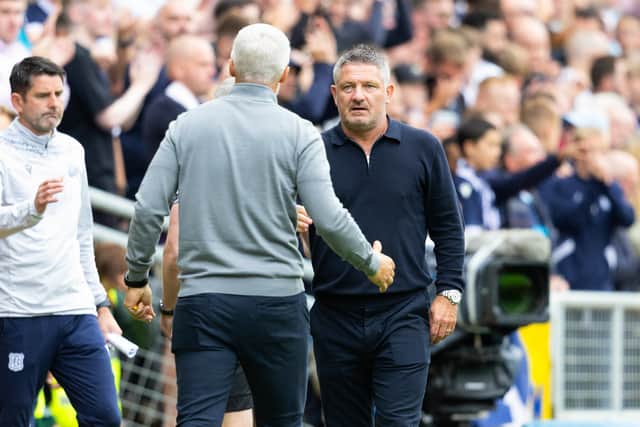 Jim Goodwin and Tony Docherty will renew rivalries in a Dundee derby.