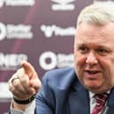 Hearts chief executive Andrew McKinlay during a press conference following the Hearts agm at Tynecastle.