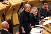 Finance Secretary Shona Robison, flanked by First Minister John Swinney, responds to questions over the Scottish Budget. Picture: Jeff J Mitchell/Getty Images