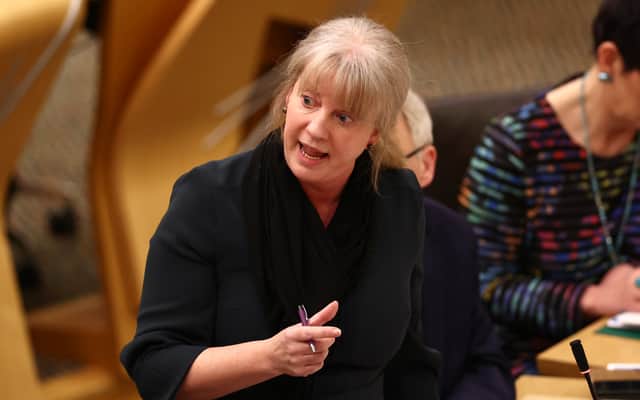 Finance Secretary Shona Robison presents the Scottish Government's budget at Holyrood