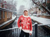 The knitted jumper design comes after research revealed that 1 in 4 winter drownings involve alcohol