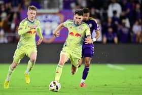 Lewis Morgan has the chance to create history with his New York Red Bulls side this weekend. Cr: SNS Group.