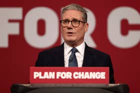 Prime Minister Sir Keir Starmer gives a speech in Buckinghamshire. Credit: Darren Staples/PA Wire