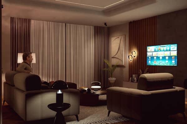 The ideal distance between the screen and sofa should be four metres, and the perfect temperature is 19 degrees