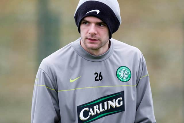 Cillian Sheridan, pictured in 2008, started his career at Celtic.