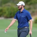 Patrick Cantlay pictured during the first round of Hero World Challenge in Bahamas