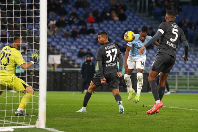 Tijjani Noslin of Lazio scored a hat-trick.