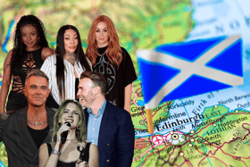 Sugababes, Robbie Williams, Gary Barlow and Lana Del Rey are just some of the huge artists heading to Scotland to perform in 2025.