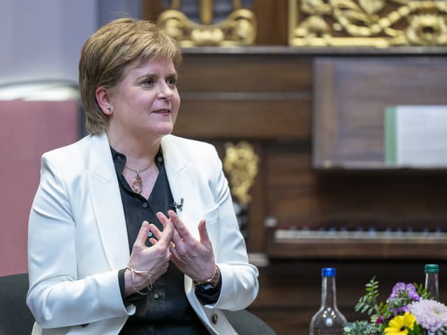 Former first minister Nicola Sturgeon