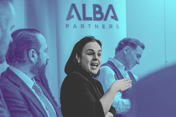 Deputy First Minister Kate Forbes spoke at an Alba Partners roundtable event