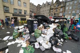 Occasional bin strikes provide a visual reminder of just how much work local councils do to keep the country going (Picture: Andrew Milligan)