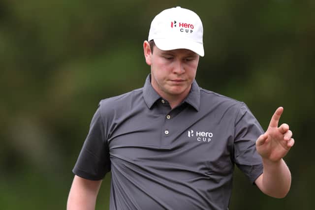 Bob MacIntyre pictured during the 2023 Hero Cup in Abu Dhabi
