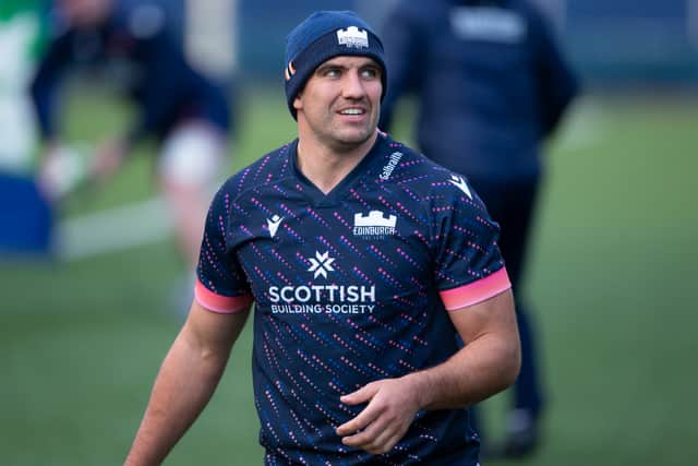 Sam Skinner starts for Edinburgh Rugby.