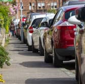 Cars parked on the pavement on Regent Street in Portobello. Only eight of Scotland’s 32 local authorities have started enforcement, with one of them being Edinburgh. Picture: Lisa Ferguson
