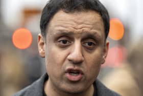 Scottish Labour leader Anas Sarwar speaks to the media. Picture: PA