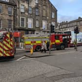 Pictures from the scene show five fire appliances, an ambulance and police officers at the scene