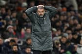 Spurs manager Ange Postecoglou reacts during the 4-3 defeat to Chelsea at Tottenham Hotspur Stadium. (Photo by Justin Setterfield/Getty Images)