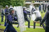 Cybercrime is a growing focus for Police Scotland, adding to more traditional duties like ensuring public order is maintained (Picture: Jane Barlow/pool)