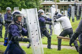 Cybercrime is a growing focus for Police Scotland, adding to more traditional duties like ensuring public order is maintained (Picture: Jane Barlow/pool)