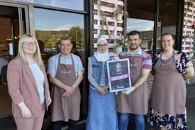 Tasmin Helmi (centre) said the fall of the Assad regine is 'like a dream come true'.