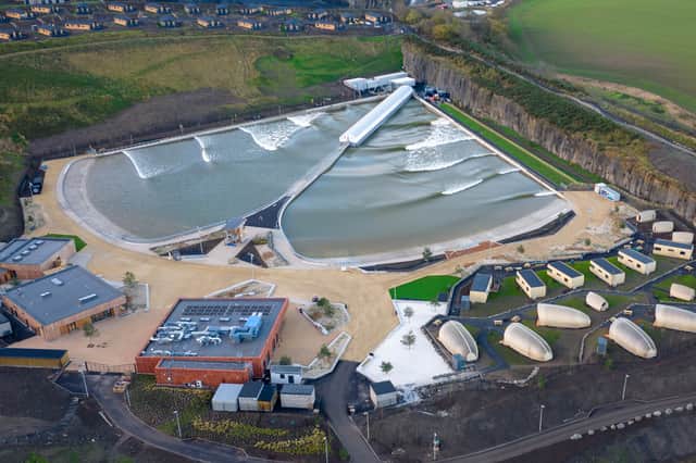 The Lost Shore surf resort at Ratho