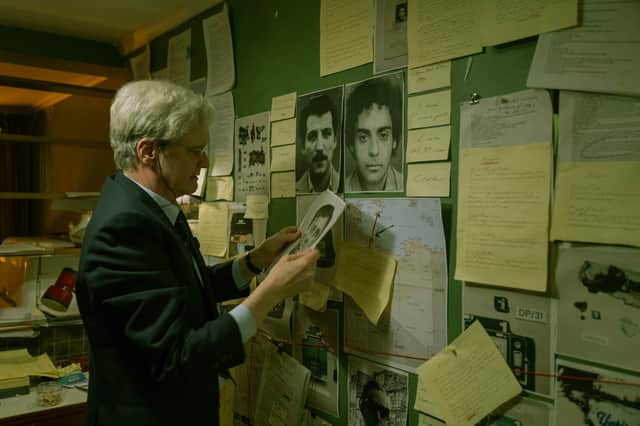Colin Firth plays Dr Jim Swire in the new Sky drama series Lockerbie: A Search for Truth. 