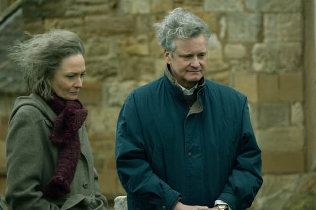 Catherine McCormack and Colin Firth play Jane and Jim Swire in Lockerbie: A Search for Truth. 