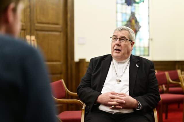 The Rt Rev Dr Shaw James Paterson, the moderator of the General Assembly of the Church of Scotland