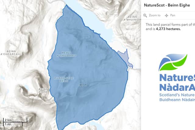 The public land map allows anyone to view the location and range of much of the public land in Scotland. Users can explore information on individual land parcels, including its ownership and size.