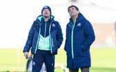 Scotland head coach Gregor Townsend with new performance director David Nucifora.