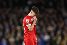 Scotland international Ben Doak endured a tough night as Middlesbrough lost ground in the race for promotin from the EFL Championship. Cr: Getty Images.