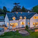 The Hampshire house sits in an acre of countryside