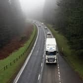The vast majority of the A9 between Perth and Inverness is single carriageway (Picture: John Devlin)