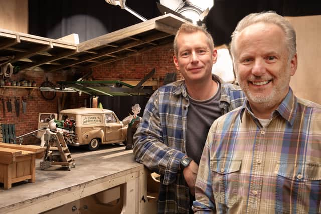 Nick Park and Merlin Crossingham