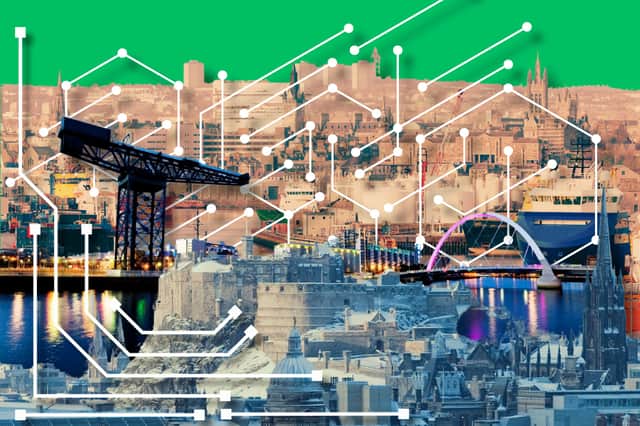 AI and Net Zero are predicted to transform the fortune's of Scotland's three largest cities